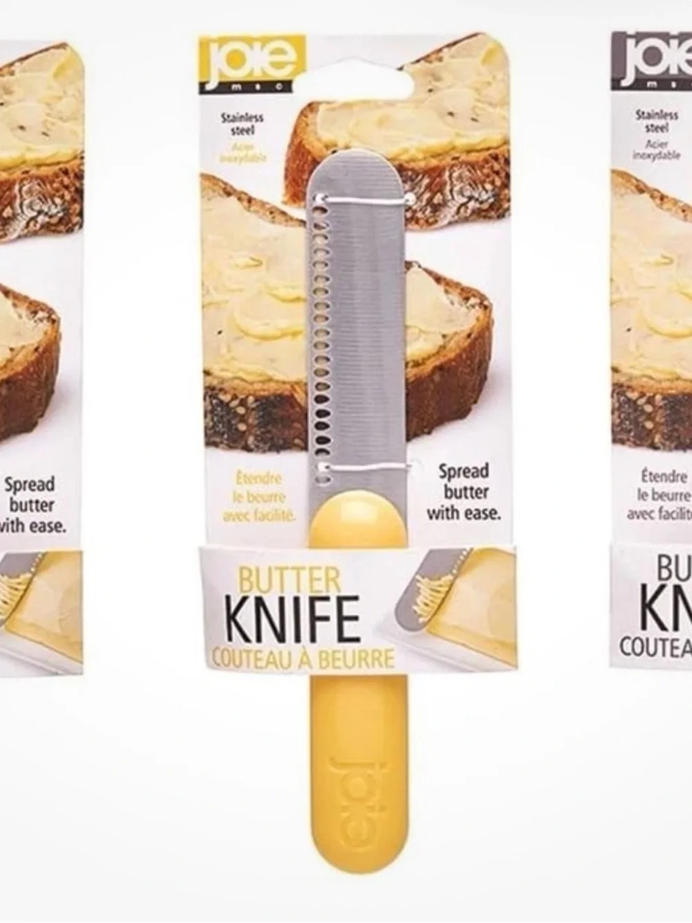 Joie Stainless Steel Butter Knife with Dark Gray Handle